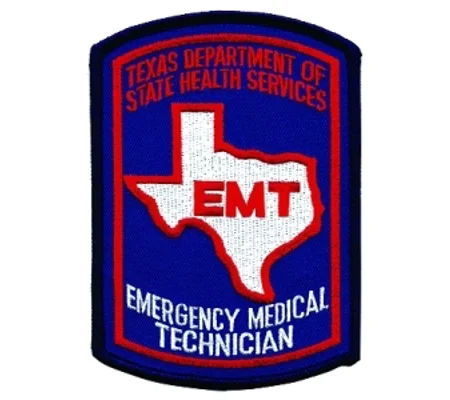 TX Texas Emergency Medical Technician Shoulder Patch