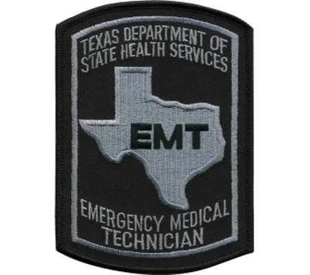 TX Texas Emergency Medical Technician Shoulder Patch Tac