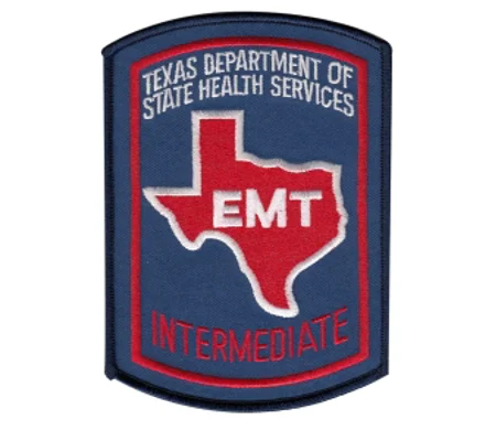 TX Texas Emergency Medical Technician Intermediate Cap - Child Patch