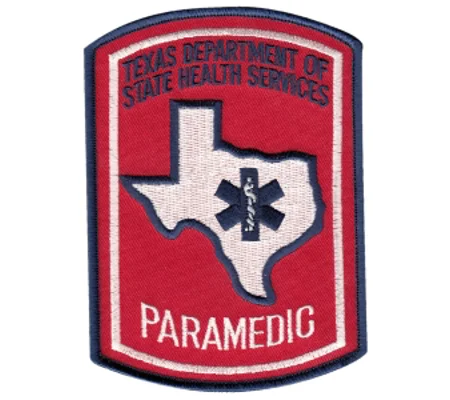 TX Texas Emergency Paramedic Shoulder Patch SOL