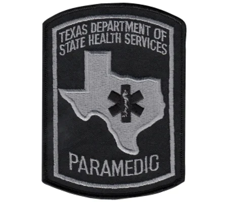 TX Texas Emergency Paramedic Shoulder Patch SOL Tac