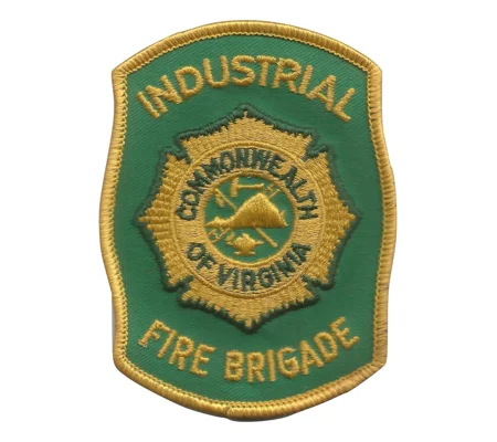 Virginia VA Industrial Fire Brigade Programs VDFP Shoulder Patch