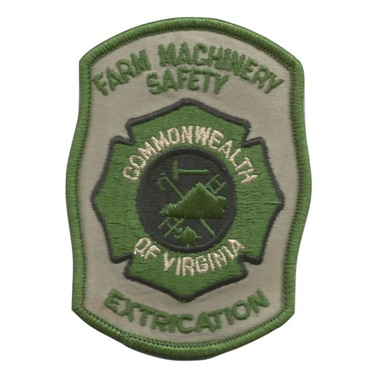 Virginia VA Farm Machinery Extrication Programs VDFP Shoulder Patch