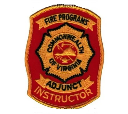 Virginia VA Fire Programs Adjunct Instructor VDFP Shoulder Patch