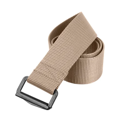 Adjustable BDU Riggers Pants Waist Belt 1 3/4 Tan - Khaki