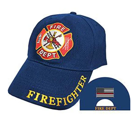 Supreme Insignia Cap Hat Fire Department Firefighter