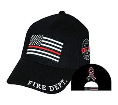 Supreme Insignia Cap Hat Fire Department Thin Red Line