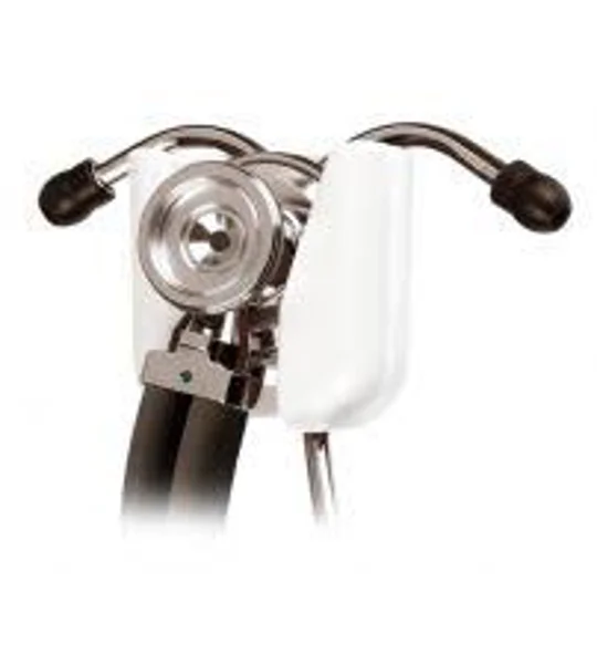 Stethoscope Hip Clip Holder for Waist Belt White