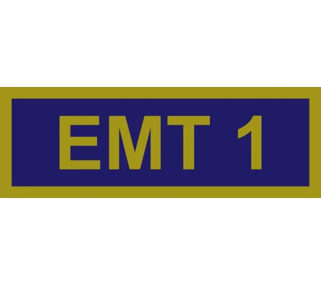 AK Alaska State Emergency Medical Technician Shoulder Patch EMT 1