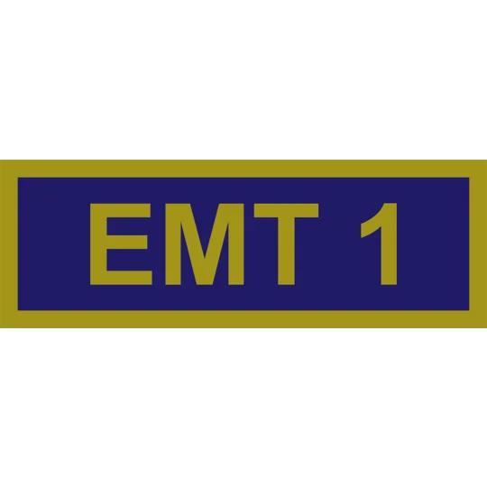 AK Alaska State Emergency Medical Technician Shoulder Patch EMT 1
