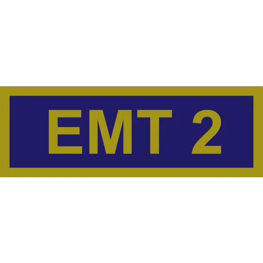 AK Alaska State Emergency Medical Technician Shoulder Patch EMT 2