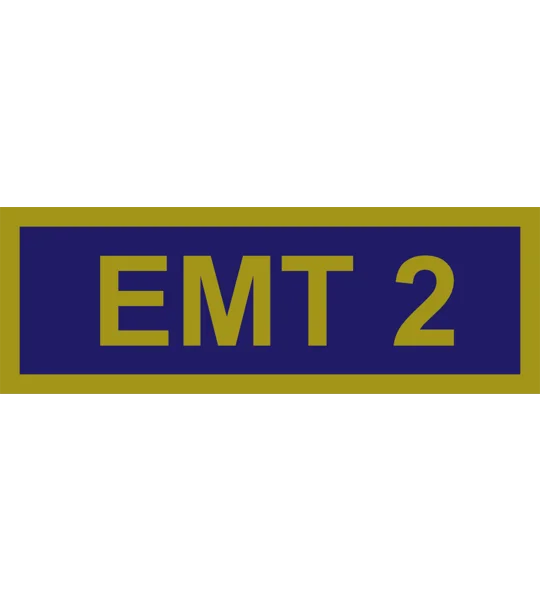 AK Alaska State Emergency Medical Technician Shoulder Patch EMT 2