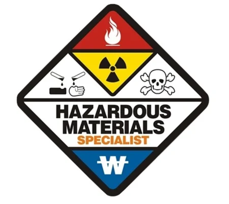 Haz Mat Sticker Decal Hazardous Materials Specialist