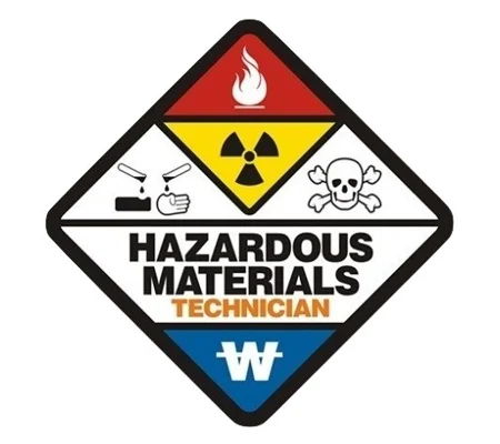 Haz Mat Sticker Decal Hazardous Materials Technician