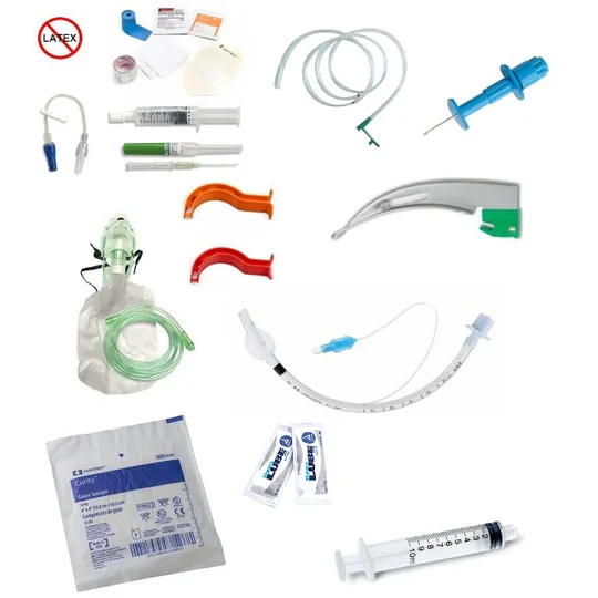 Pediatric ALS Broselow Bag with Color Coded Inserts Filled Stocked