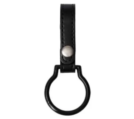Leather Flashlight Ring Snap On