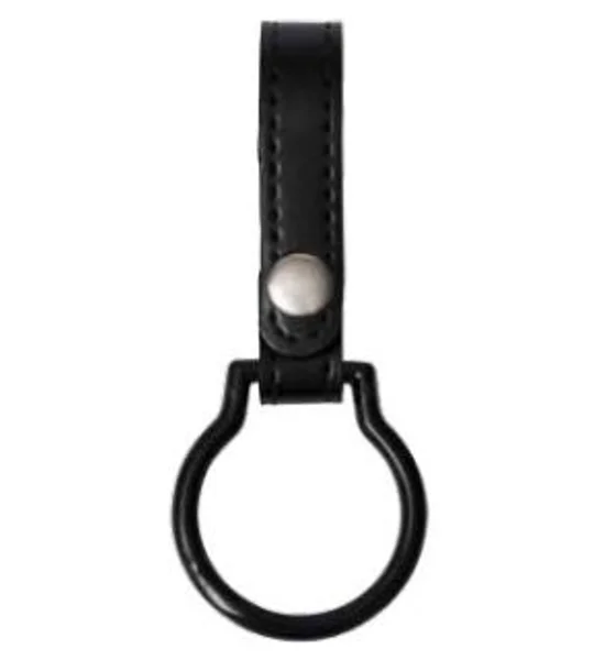 Leather Flashlight Ring Snap On