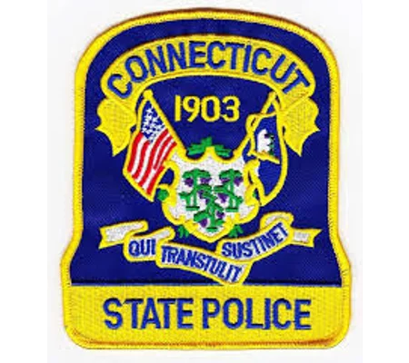 CT Connecticut State police Trooper Shoulder Child - Hat Patch
