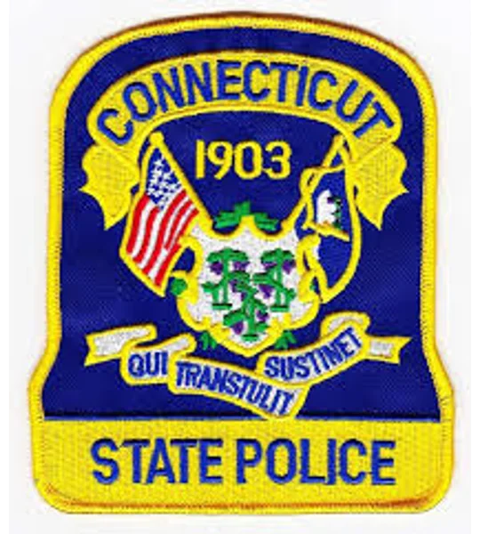 CT Connecticut State police Trooper Shoulder Child - Hat Patch