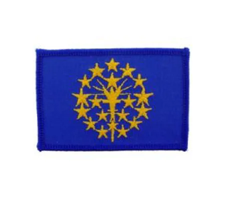 IN Indiana State Flag patch