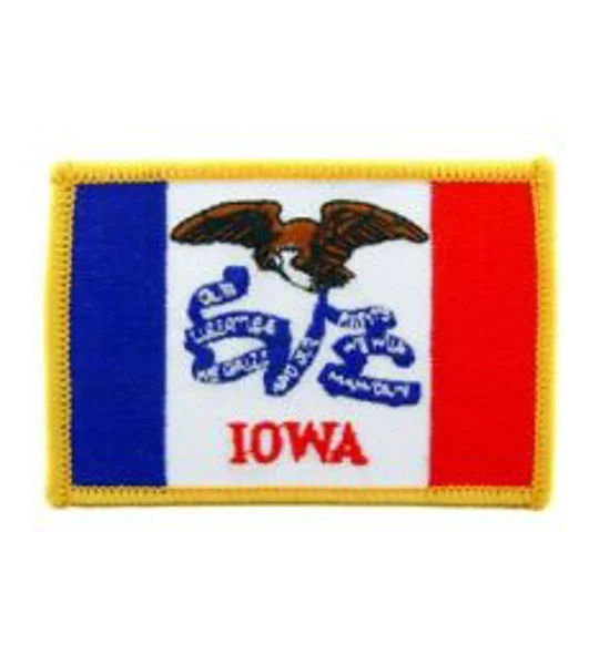 IO Iowa Flag Patch