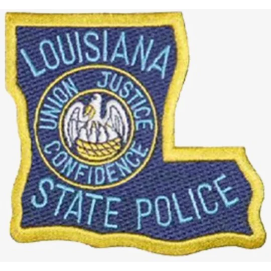 LA Louisiana State Police Highway Patrol Shoulder Patch