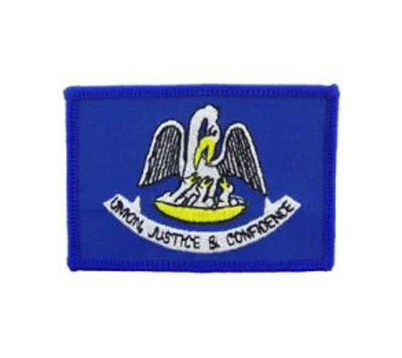 LA Louisiana State Flag patch