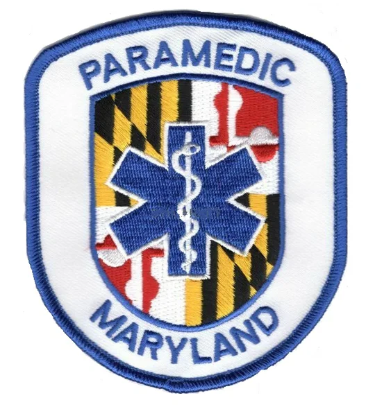MD Maryland State EMTP Emergency Medical Paramedic Shoulder Patch