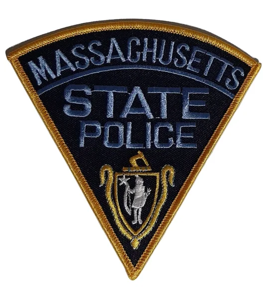 MA Massachusetts State Police Highway Patrol Shoulder Patch