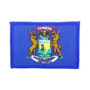 MI Michigan State Flag Patch