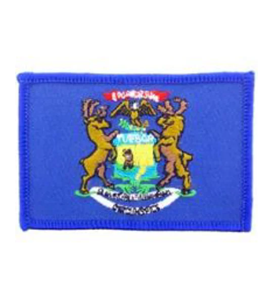MI Michigan State Flag Patch