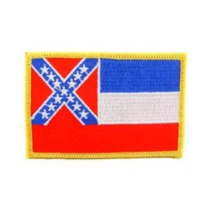 MS Mississippi State Flag Patch