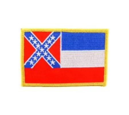 MS Mississippi State Flag Patch