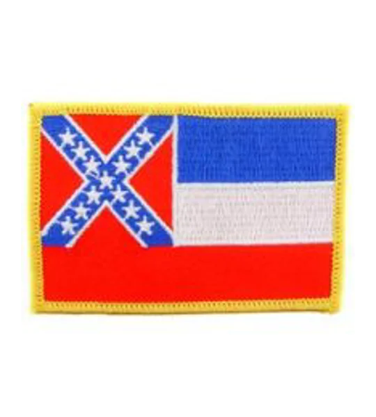 MS Mississippi State Flag Patch