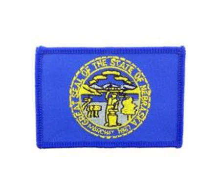 NE Nebraska State Flag Patch