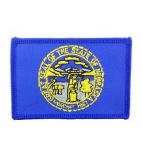 NE Nebraska State Flag Patch