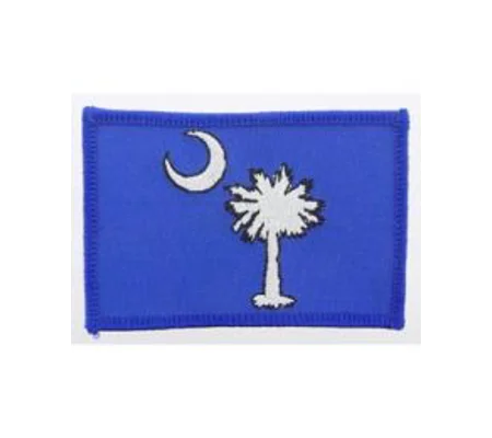 SC South Carolina State Flag Patch
