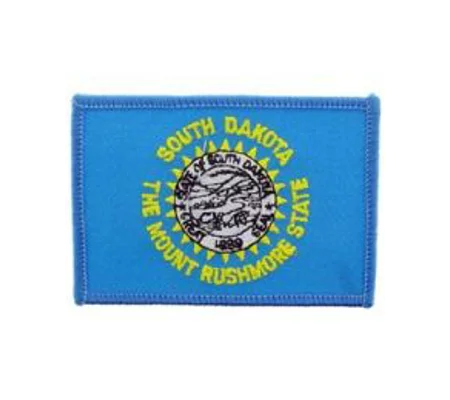 SD South Dakota State Flag Patch