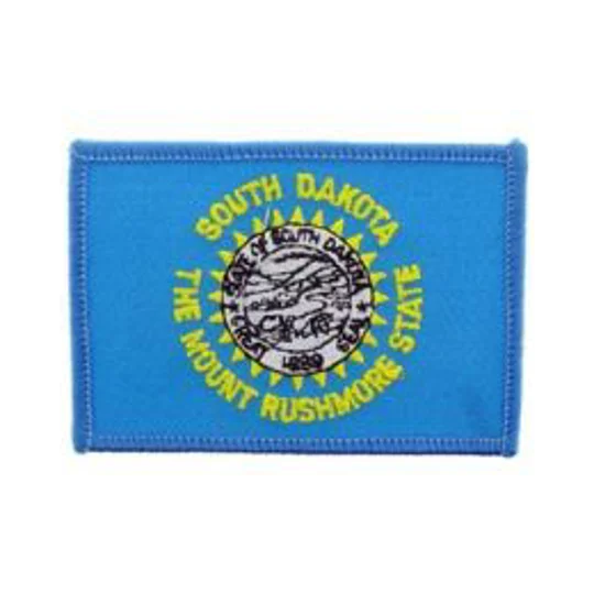 SD South Dakota State Flag Patch