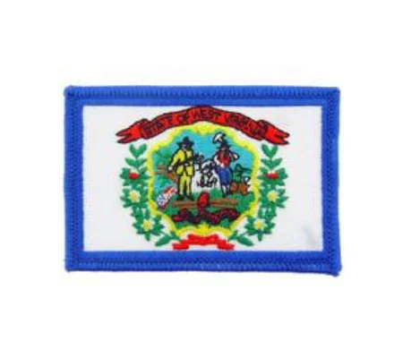WV West Virginia State Flag Patch
