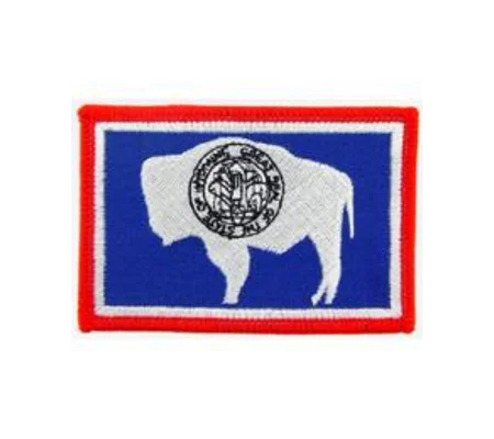 WY Wyoming State Flag Patch