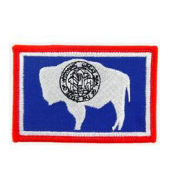 WY Wyoming State Flag Patch