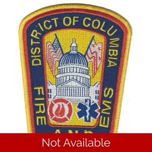 DC District of Columbia Fire Department Shoulder Patch