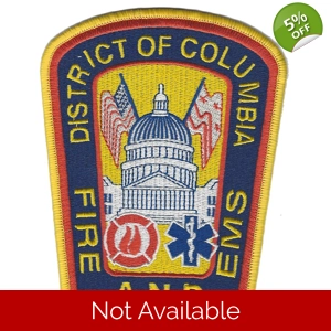 DC District of Columbia Fire Department Shoulder Patch