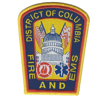 DC District of Columbia Fire Department Shoulder Patch