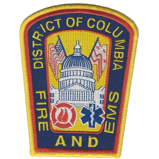 DC District of Columbia Fire Department Shoulder Patch