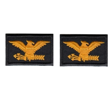 Colonel Embroidered Gold on Black Pair