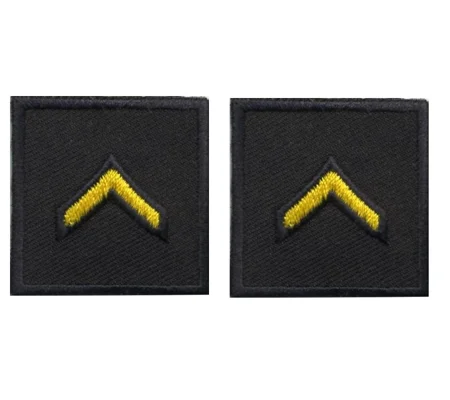 Private Embroidered Gold on Midnight Blue Pair