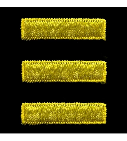 Service Bars Years of Service Felt Sleeve M Gold on Black