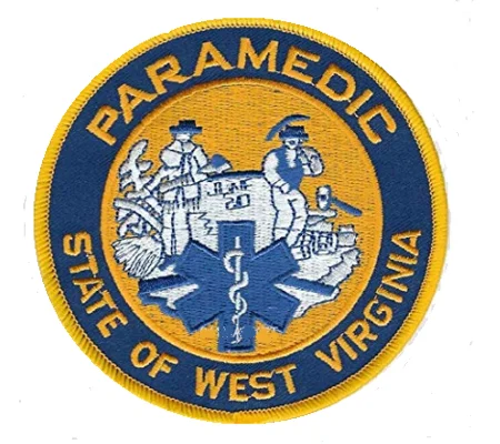 WV West Virginia Certified EMT Paramedic Patch
